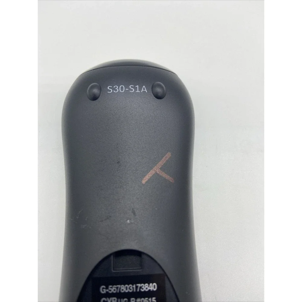 AT&T U-verse S30-S1A TV Remote Control Backlit Black with Quick Start Guide